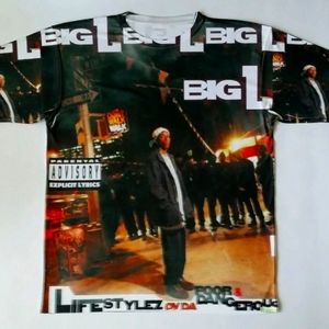 Big L Lyfestyles of the Poor and Dangerous sublimation t-shirt